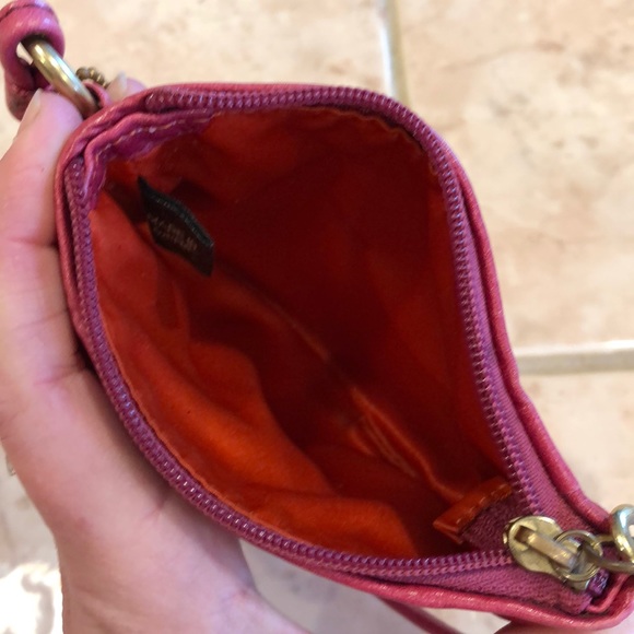 Hot Pink Coach wristlet - Picture 3 of 3